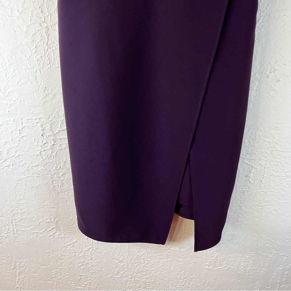 Amanda Uprichard Primrose Mini Dress in Black Cherry - Picture 6 of 13